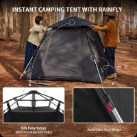 چادر اتوماتیک 3نفره برند معتبر Naturehike نو