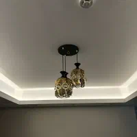 لوستر  سه شاخه نو|لوستر و چراغ آویز|سهند, |دیوار