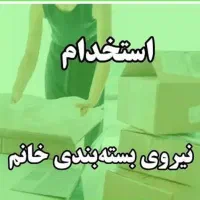 جذب نیروی کار خانم برای کار در بسته بندی و خدمات