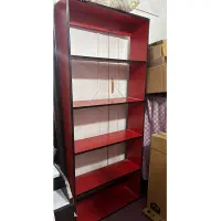 کتابخانه MDF سالم در حد نو / قرمز
