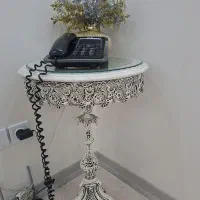 میزتلفن آهنی کارشده،شیک  نونو