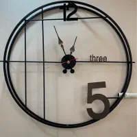 ساعت دیواری مشکی