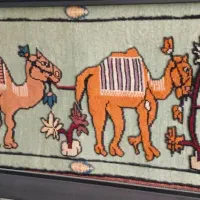 تابلو فرش ،کاروان شتر