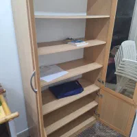کتابخانه|کتابخانه، شلف، قفسههای دیواری|شیراز, ریشمک|دیوار