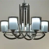 لوستر مدل لهستانی عصایی سیلور