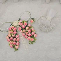 دسته گل عروس ماهرخ|گل مصنوعی|میناب, |دیوار