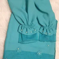 فروش فوق العاده ست روسری و ساقدست کرپ حریر|لباس|سرپل ذهاب, |دیوار