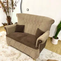 مبلمان ۷ نفره در حد نو تمیز به همرا ۳ عدد میز عسلی|مبلمان خانگی و میز عسلی|رشت, معلم|دیوار