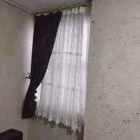 دوعدد پرده سه تیکه یلان دار|پرده، رانر، رومیزی|ملایر, |دیوار