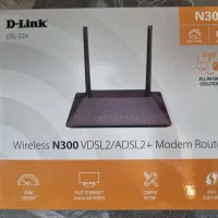 modem Dlink dsl224 vdsl adsl|مودم و تجهیزات شبکه|شیراز, قدوسی غربی|دیوار