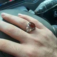 انگشتر درنجف وعقیق یمن رکاب شاهرخ