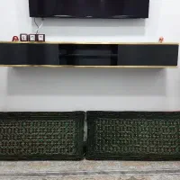 2 عدد پشتی سنتی طرح ترکمنی(ماشینی بافت) در حدنو