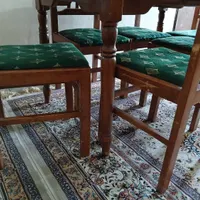 میز غذاخوری شش نفره چوبی|میز و صندلی غذاخوری|کرج, آزادگان|دیوار