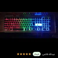 کیبورد گیمینگ K25 COLORFUL LED|قطعات و لوازم جانبی رایانه|تهران, شهرک رضویه|دیوار