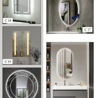 آینه دکوراتیو و بک‌لایت سفارشی مستقیم از تولیدی|آینه|ارومیه, |دیوار