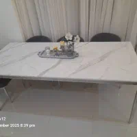 میز پایه استیل 200*90. 8نفره