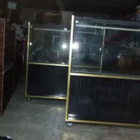 ویترین دوطبقه شیشه|بوفه، ویترین، کنسول|دهدشت, |دیوار