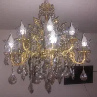 لوستر برنجی|لوستر و چراغ آویز|معصومیه, |دیوار