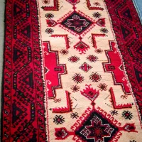 فروش قالیچه دستباف نو جفت رنگ گیاهی