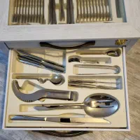 سرویس قاشق چنگال۲۴نفره|ظروف سرو و پذیرایی|اصفهان, محمودیه|دیوار