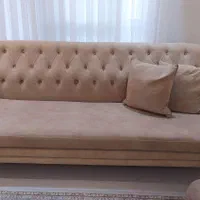 مبل ۷ نفره چستر بهمراه دو عدد پاف