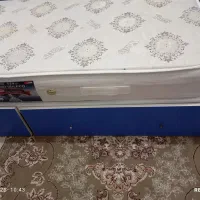 تخت خواب پسرانه با تشک|تخت و سرویس خواب|بازرگان, |دیوار