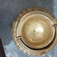 خاویار خوری  قدیمی برنجی اصل قلم دست پهلوی|کلکسیون اشیاء عتیقه|چالوس, |دیوار