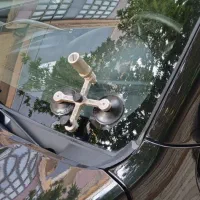 ترمیم پولیش دودی شیشه اتومبیل.قفل آینه بالابردرمحل