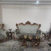 یک دست مبل سلطنتی تشک دوبل چوب فوق‌العاده محکم
