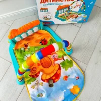 تشک بازی نوزاد موزیکال سیسمونی خارجی نو وآکبند|اسباب و اثاث بچه|تبریز, |دیوار