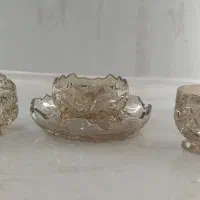 سرویس آجیل خوری شامپاینی ۱۸ نفره|ظروف سرو و پذیرایی|ساوه, |دیوار