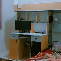 تخت ۲ طبقه نوجوان|تخت و سرویس خواب|مشهد, آبکوه|دیوار