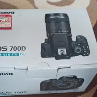 دوربین cannon Eos700D+ لنز STM 135-18 در حد نو