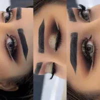 میکاپ و شینیون عروس و همراه رنگ و مش ناخن