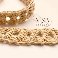 کمربند رافیا|کیف، کفش، کمربند|رشت, منظریه|دیوار