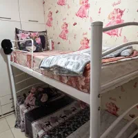 تخت دو طبقه فلزی|تخت و سرویس خواب|ری, امین آباد|دیوار