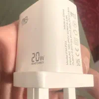 کله شارژ آداپتور اصلی آیفون 20وات