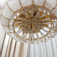 2 عدد لوستر 15 شاخه سلطنتی بسیار بزرگ وشیک