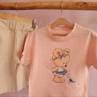 تیشرت شلوارک دخترانه