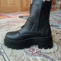 بوت چرم سگک دار سایز ۳۸