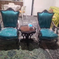 مبلمان چوبی صنوبر ۷ نفره به همراه نهارخوری ۸ نفره|مبلمان خانگی و میز عسلی|لشت نشا, |دیوار