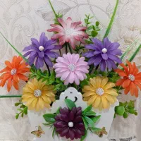 گل و گلدان کریستال