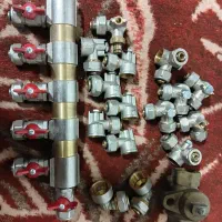 کلکتور 1×1/2 با شیر و زانو