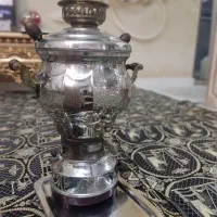 سماور گازی با سینی استیل|سماور، چای‌ساز، قهوه‌ساز|گلستان (تهران), |دیوار