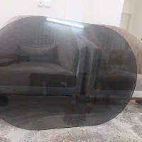 شیشه روی میز ناهارخوری دودی