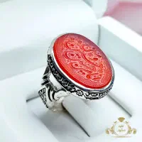 انگشتر نقره موکل دار