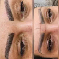 مدل برای بلید ابرو و بن مژه و شیدلب هزینه مواد فقط