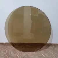 شیشه گرد میز نهارخوری یا میز وسط مبل