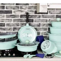 سرویس قابلمه ام جی اس ۲۳پارچه خاکستری