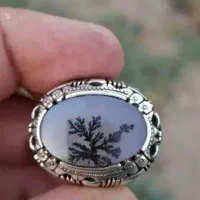 انگشتر شجر قاین کار دست استاد نصیری